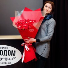 Монобукет из роз