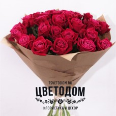 Монобукет из 25 роз